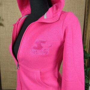 Girls Starter Zip-Up Embroidered Logo Hoodie